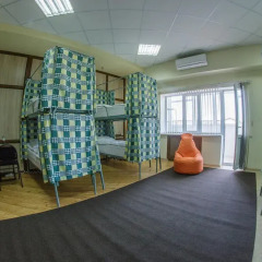 DimAL Hostel Almaty Кровать в мужском общем номере двухъярусные кровати фото 2