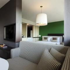 Отель Crowne Plaza Geneva 4* Номер Делюкс с различными типами кроватей фото 3