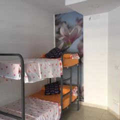Отель Go Bcn Hostal Ideal Badal Стандартный семейный номер с двуспальной кроватью (общая ванная комната) фото 2