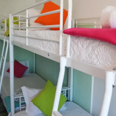 Ria Hostel Alvor Кровать в общем номере с двухъярусной кроватью фото 3