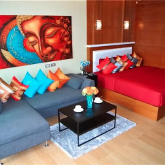 Апартаменты Sea & Sky Karon 2 bedrooms Apartment Sea View комната для гостей фото 4