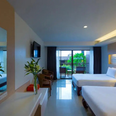 Отель Chanalai Garden Resort, Kata Beach 4* Улучшенный номер с двуспальной кроватью