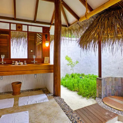 Отель Medhufushi Island Resort 4* Вилла с различными типами кроватей фото 4
