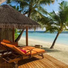 Отель Sun Aqua Vilu Reef 5* Вилла Делюкс с различными типами кроватей фото 5