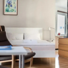 Отель Apartment4you Wilcza Студия с различными типами кроватей фото 15