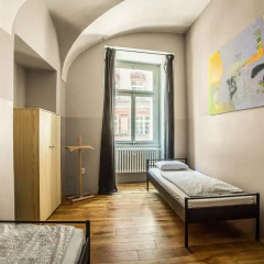 Ahoy! Hostel Номер категории Эконом с 2 отдельными кроватями (общая ванная комната)
