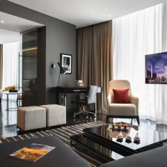 Отель Amman Rotana 5* Стандартный номер с различными типами кроватей фото 8