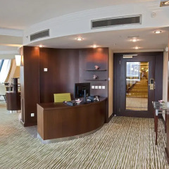 Отель Hilton Prague Old Town 5* Представительский номер с различными типами кроватей фото 24