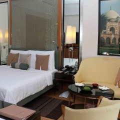 Отель Trident, Gurgaon 5* Номер Делюкс с двуспальной кроватью фото 3