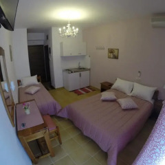 Akrotiri Hotel Студия с разными типами кроватей фото 11