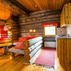 Отель Kakslauttanen Arctic Resort - Igloos and Chalets 4* Шале с различными типами кроватей фото 3