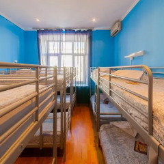 Гостиница Bear Hostels на Смоленской Кровать в общем номере с двухъярусной кроватью фото 14