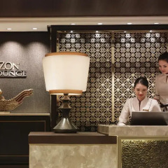 Отель Shangri-la Bangkok 5* Стандартный номер с различными типами кроватей фото 16