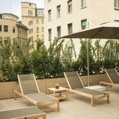 Отель The Rosa Grand Milano - Starhotels Collezione Италия, Милан - 13 отзывов об отеле, цены и фото номеров - забронировать отель The Rosa Grand Milano - Starhotels Collezione онлайн бассейн фото 3
