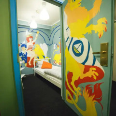 Art Hostel Contrast Стандартный номер с различными типами кроватей фото 4