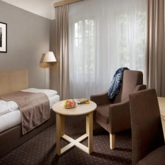 Отель Spa & Kur Hotel Praha Чехия, Франтишкови-Лазне - отзывы, цены и фото номеров - забронировать отель Spa & Kur Hotel Praha онлайн комната для гостей фото 2