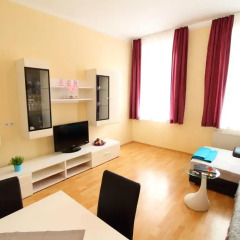 Апартаменты Klimt Apartments Вена комната для гостей фото 5