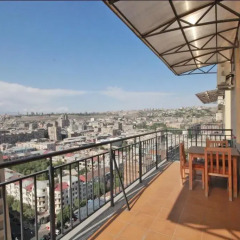 Отель Penthouse in Republic Square Апартаменты разные типы кроватей фото 10