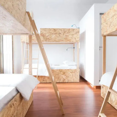 Porto Republica Hostel & Suites Кровать в женском общем номере двухъярусные кровати