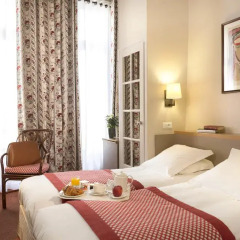 Отель Hôtel de Lutèce 3* Стандартный номер с различными типами кроватей фото 9