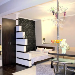 Апартаменты Apartments Superdom Улучшенная студия фото 5