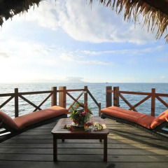 Отель InterContinental Resort Tahiti 4* Бунгало с различными типами кроватей фото 5