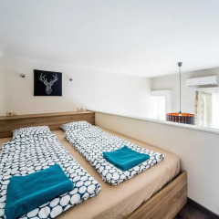 Отель Erzsébet Apartmanok Апартаменты с различными типами кроватей