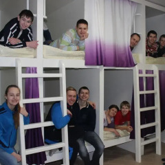 Хостел Friday Кровать в женском общем номере с двухъярусными кроватями фото 13