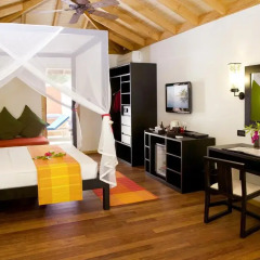 Отель Vilamendhoo Island Resort & Spa 4* Вилла с различными типами кроватей фото 12