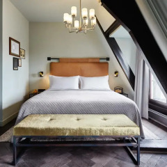 Отель The Hoxton, Amsterdam 4* Стандартный номер с двуспальной кроватью