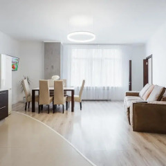 Апартаменты At Home Apartment комната для гостей фото 2