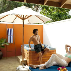 Отель Vilamendhoo Island Resort & Spa 4* Вилла с различными типами кроватей фото 17