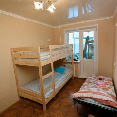 Light House Pavlodar Hostel Кровать в общем номере фото 10