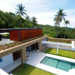 Отель Villa Blue View Таиланд, Самуи - отзывы, цены и фото номеров - забронировать отель Villa Blue View онлайн балкон