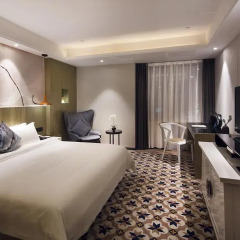 Paco Hotel Guangzhou Gangding Metro Branch 4* Стандартный номер с различными типами кроватей фото 2