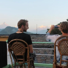 Отель Kiwi Guest House Backpackers Hostel Непал, Покхара - отзывы, цены и фото номеров - забронировать отель Kiwi Guest House Backpackers Hostel онлайн бассейн фото 2