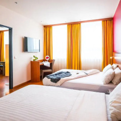 Star Inn Hotel München Schwabing, by Comfort 3* Апартаменты с различными типами кроватей фото 6