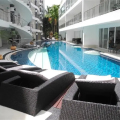 Отель Sunset Plaza Karon 2 bedrooms Nice Sea View бассейн