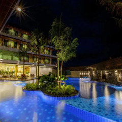 Отель Aqua Resort Phuket 4* Стандартный номер с двуспальной кроватью фото 6