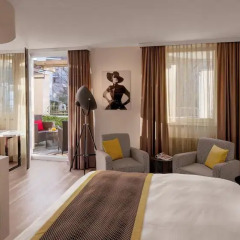 Hotel Indigo Düsseldorf - Victoriaplatz 4* Стандартный номер с различными типами кроватей фото 4