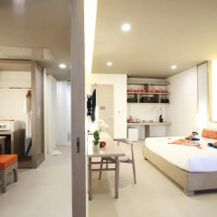 Отель Proud Phuket 4* Улучшенный номер с двуспальной кроватью фото 7