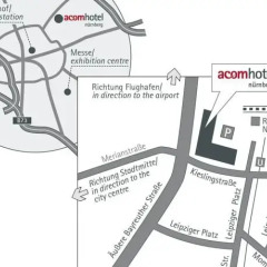 Отель acomhotel nürnberg городской автобус