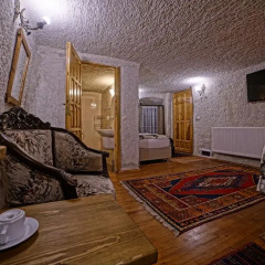 Melek Cave Hotel 3* Стандартный номер с двуспальной кроватью фото 33
