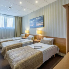 Отель Vilnius City 3* Стандартный семейный номер с двуспальной кроватью фото 2