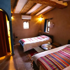 Отель Ecolodge Bab El Oued Maroc Oasis Стандартный номер с различными типами кроватей фото 2