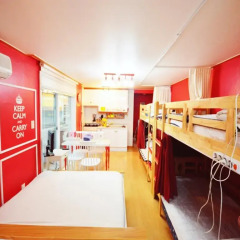 Отель Han River Guesthouse 2* Семейная студия с двуспальной кроватью фото 3