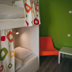 Хостел For you Кровать в общем номере с двухъярусными кроватями фото 7