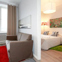Апартаменты Kotihotelli Apartments Helsinki комната для гостей фото 3