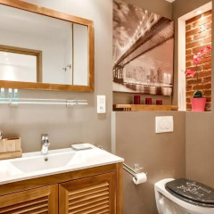 Отель Just Renovated 138m2 On The Seine ванная
