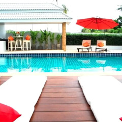 Отель Green Leaf Nai Harn 3 bedrooms Villa бассейн